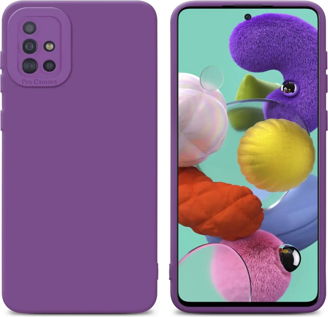 Cadorabo Hoesje geschikt voor Samsung Galaxy A51 4G / M40s in FLUID MAT PAARS