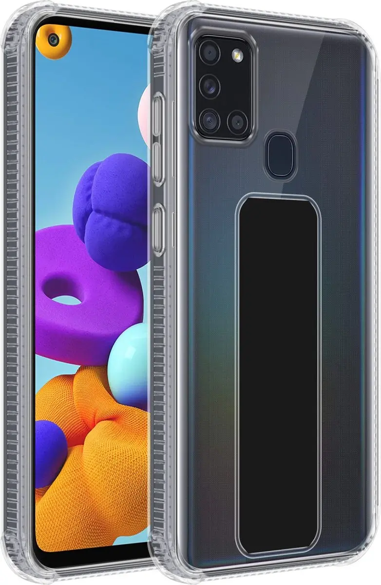 Cadorabo Hoesje geschikt voor Samsung Galaxy A21s in ZWART