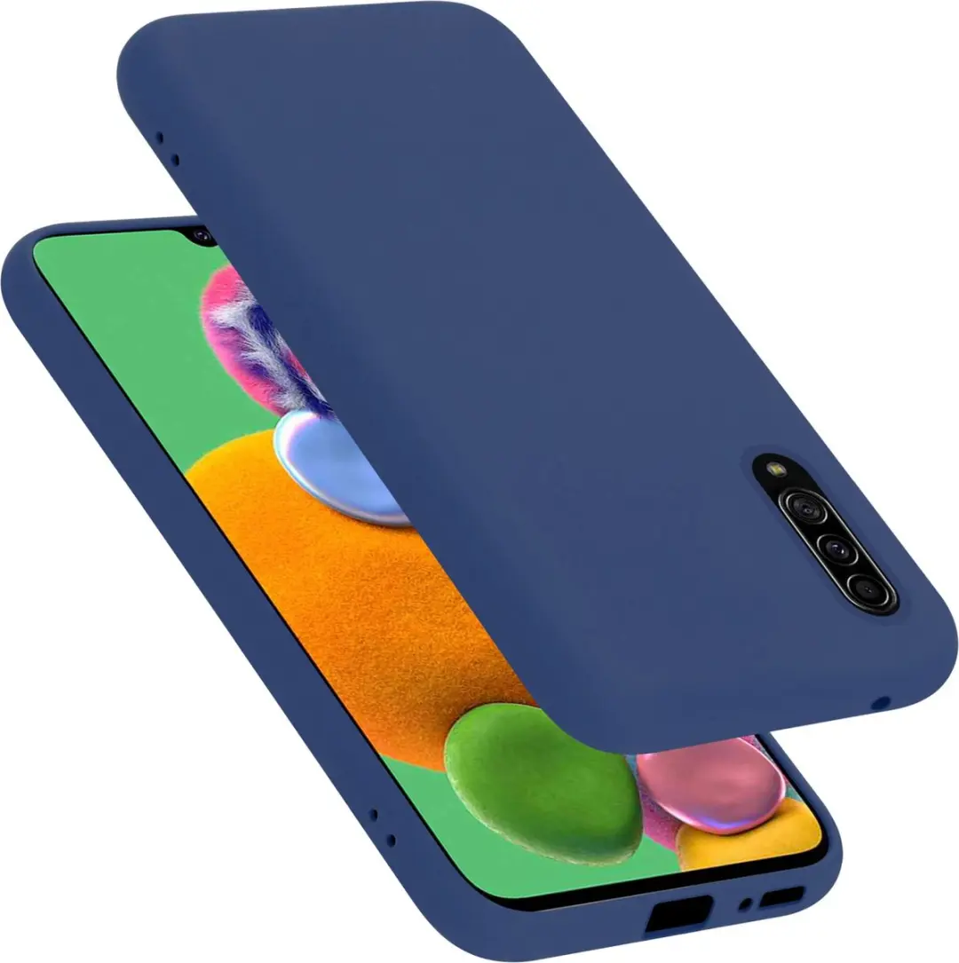 Cadorabo Hoesje geschikt voor Samsung Galaxy A90 5G in LIQUID BLAUW