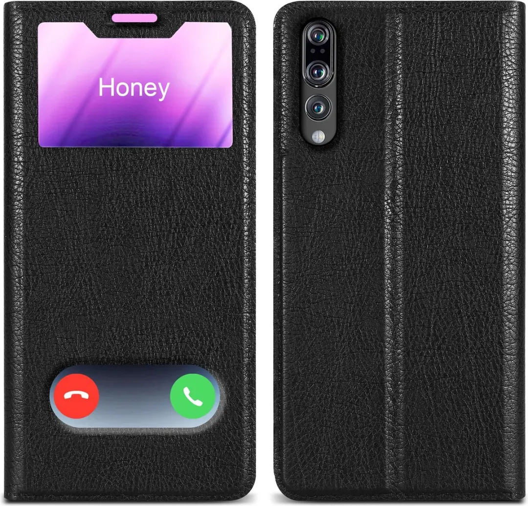 Cadorabo Hoesje geschikt voor Huawei P20 PRO / P20 PLUS in KOMEET ZWART