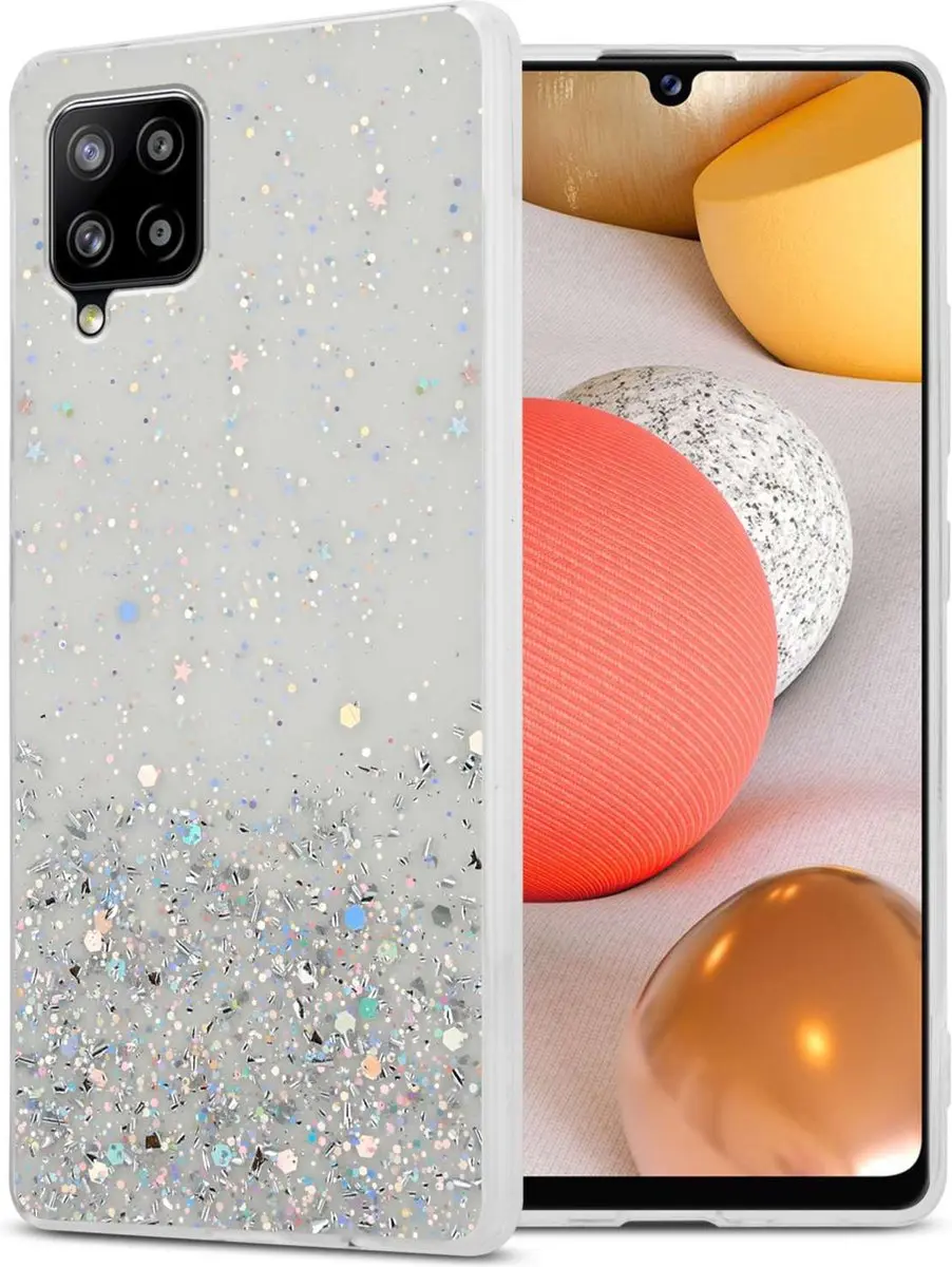 Cadorabo Hoesje geschikt voor Samsung Galaxy A42 5G / M42 5G in Transparant met