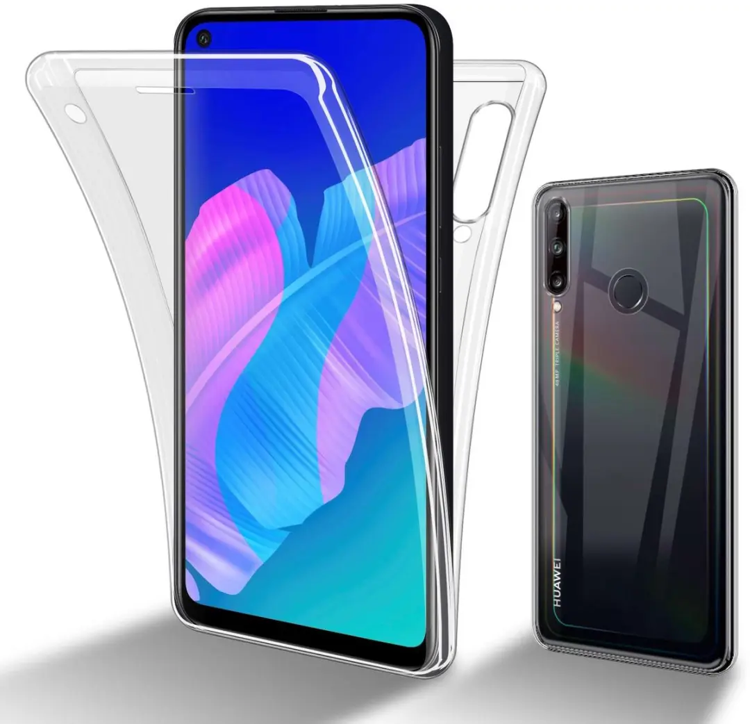Cadorabo Hoesje geschikt voor Huawei P40 LITE E in TRANSPARANT