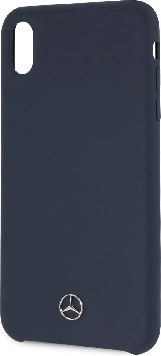 Mercedes-Benz iPhone Xs Max Hoesje Blauw - Soft Touch - MagSafe - afbeelding 6 van 6