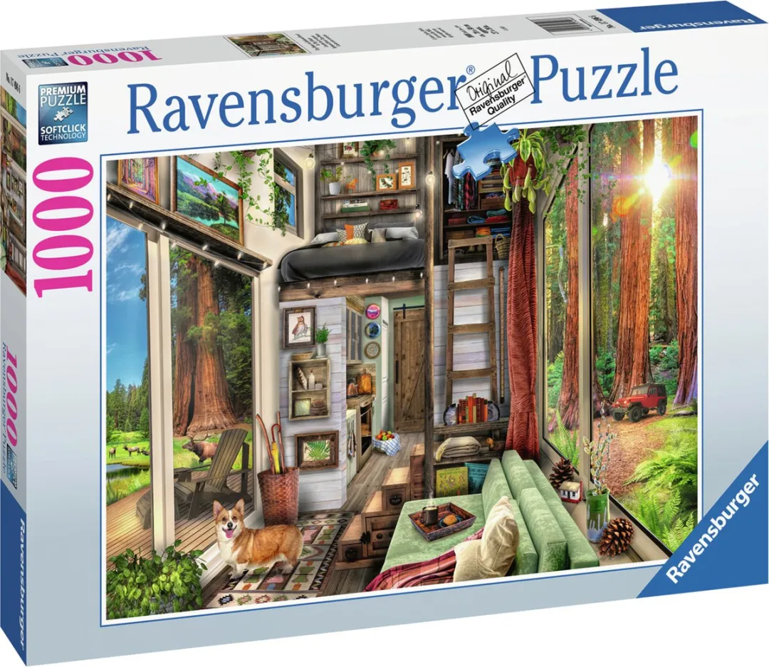 Ravensburger Tiny House in Redwood Forest Legpuzzel 1000 Stuks