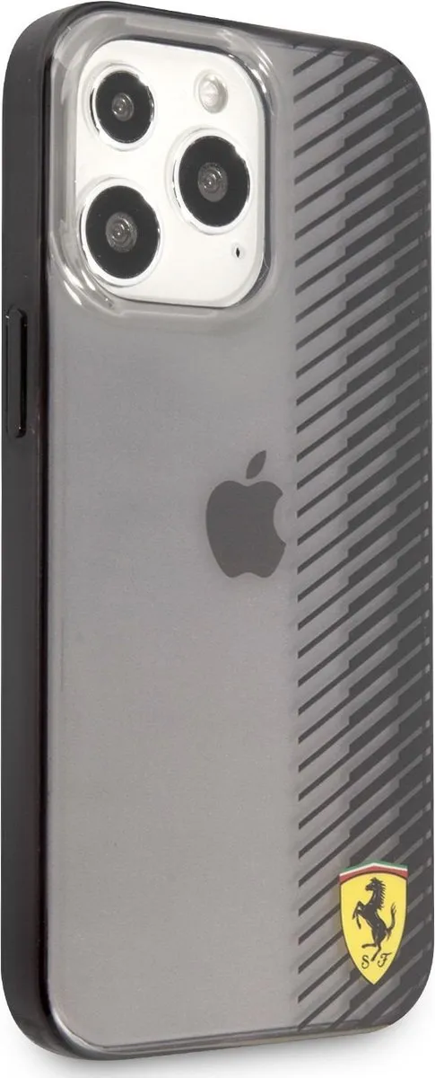 Ferrari On-Track Gradient Back Case - iPhone 13 Pro Max Zwart