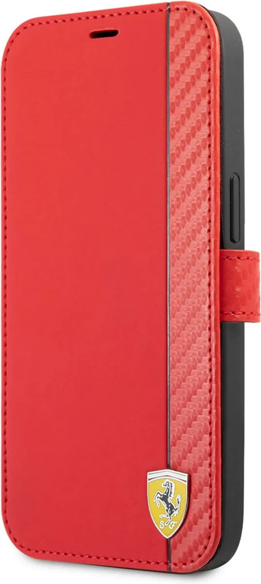 Ferrari iPhone 13 Pro Max Hoesje - Rood Kunstleer - afbeelding 6 van 6