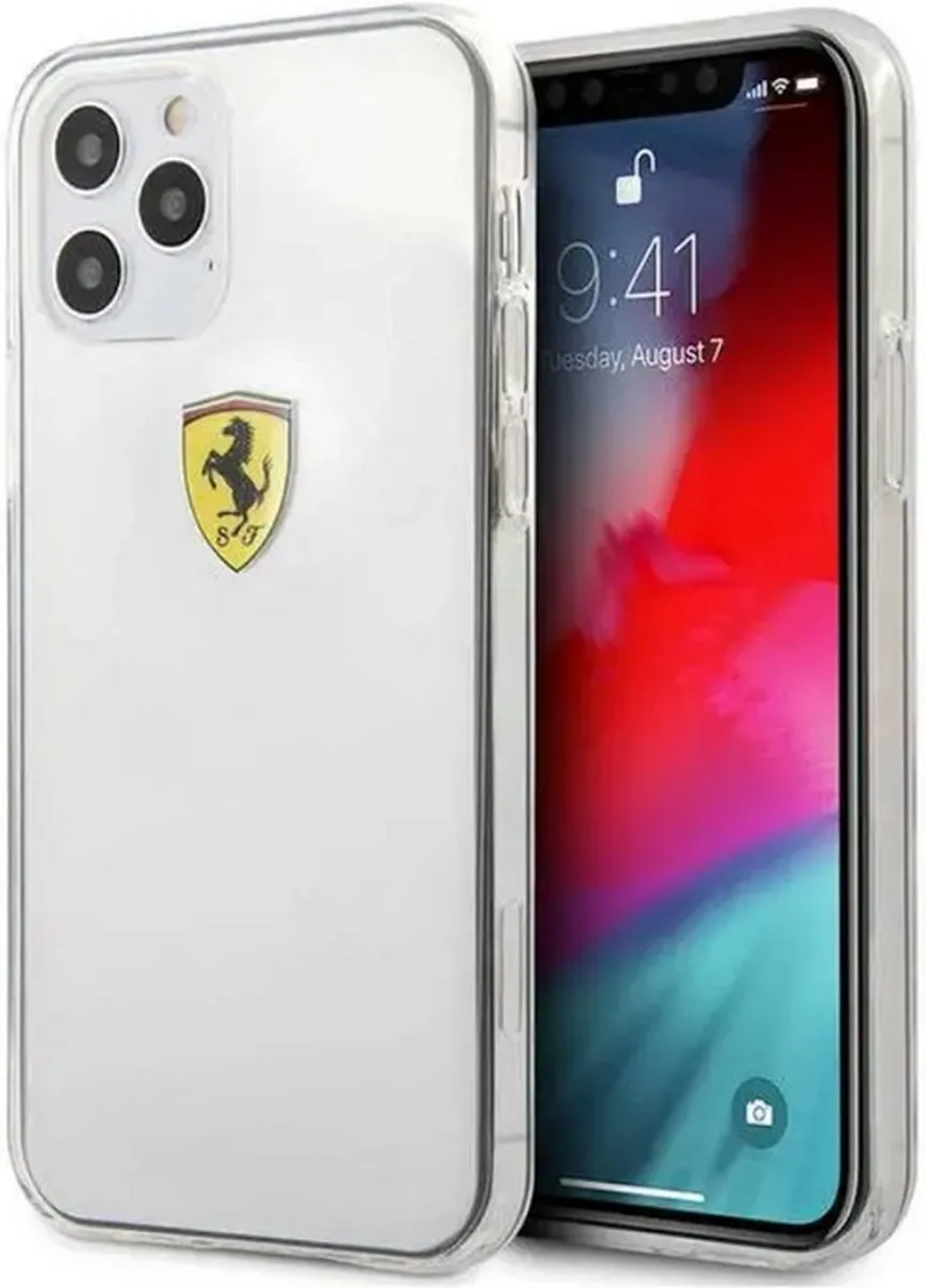 Ferrari On-Track Back Case Transparant