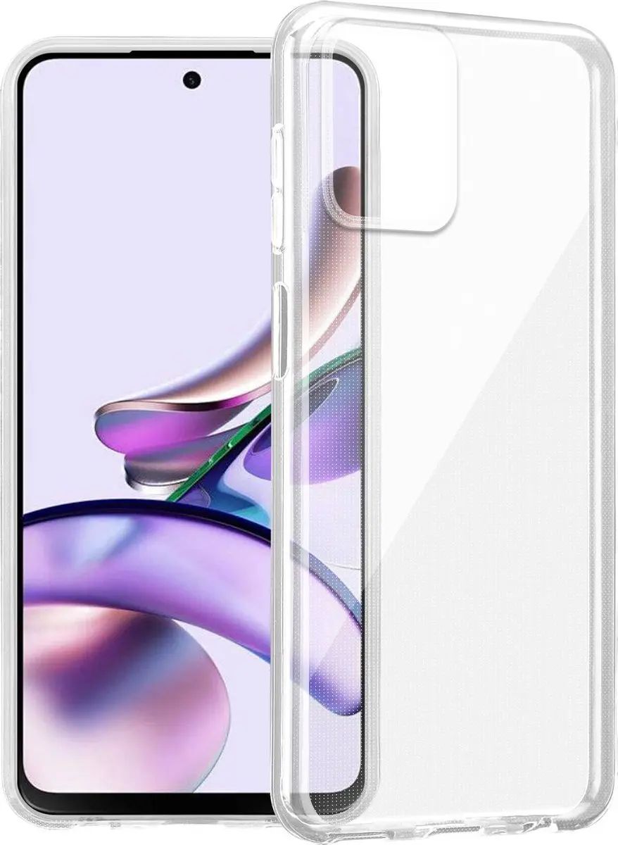Cadorabo Hoesje geschikt voor Motorola Moto G13 / G23 in VOLLEDIG TRANSPARANT