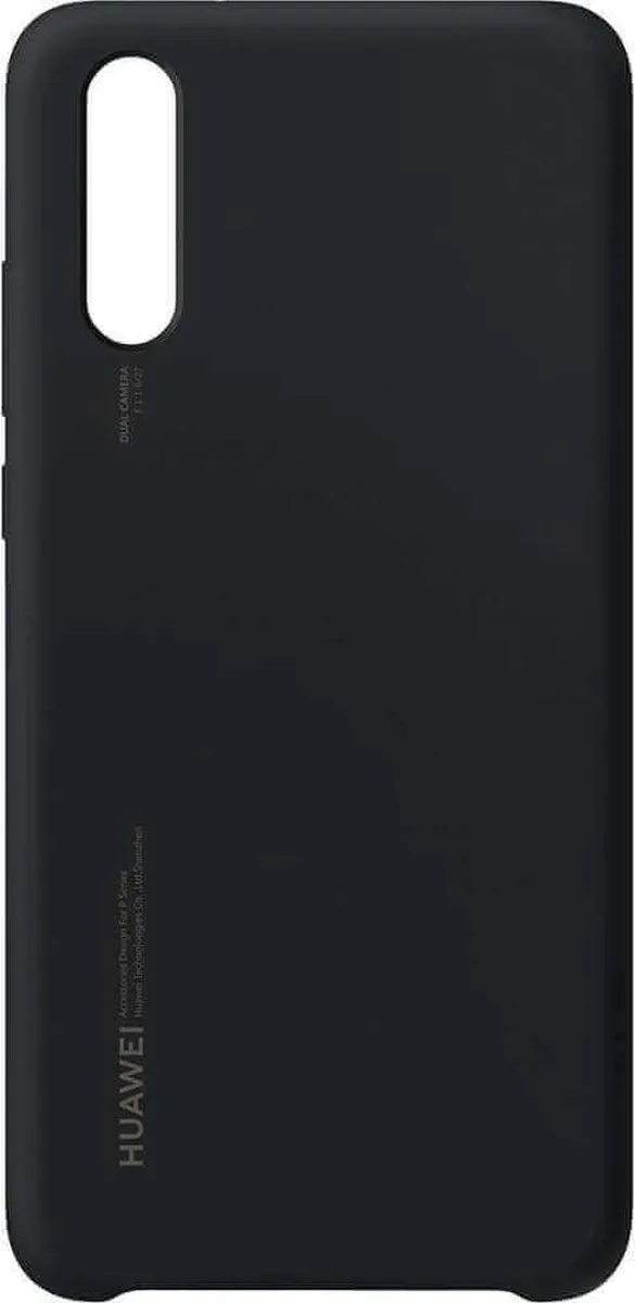Huawei P20 Silicon Hoesje - Zwart