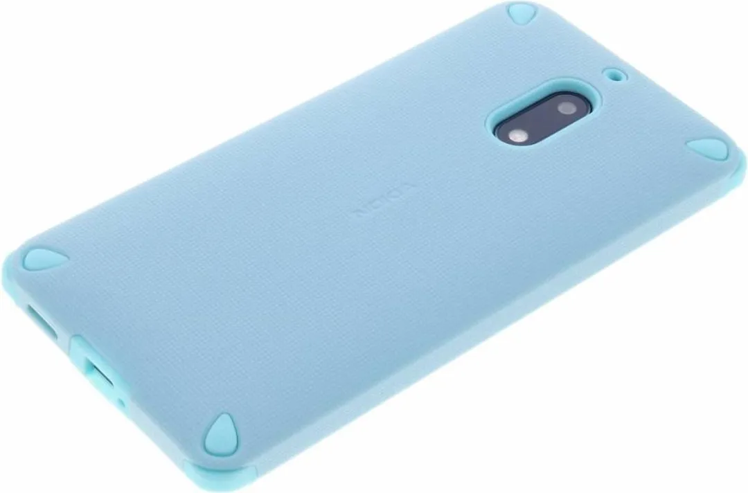 Nokia CC-501 Rugged Impact Case Nokia 6 - Zwart/ Groen - afbeelding 2 van 4