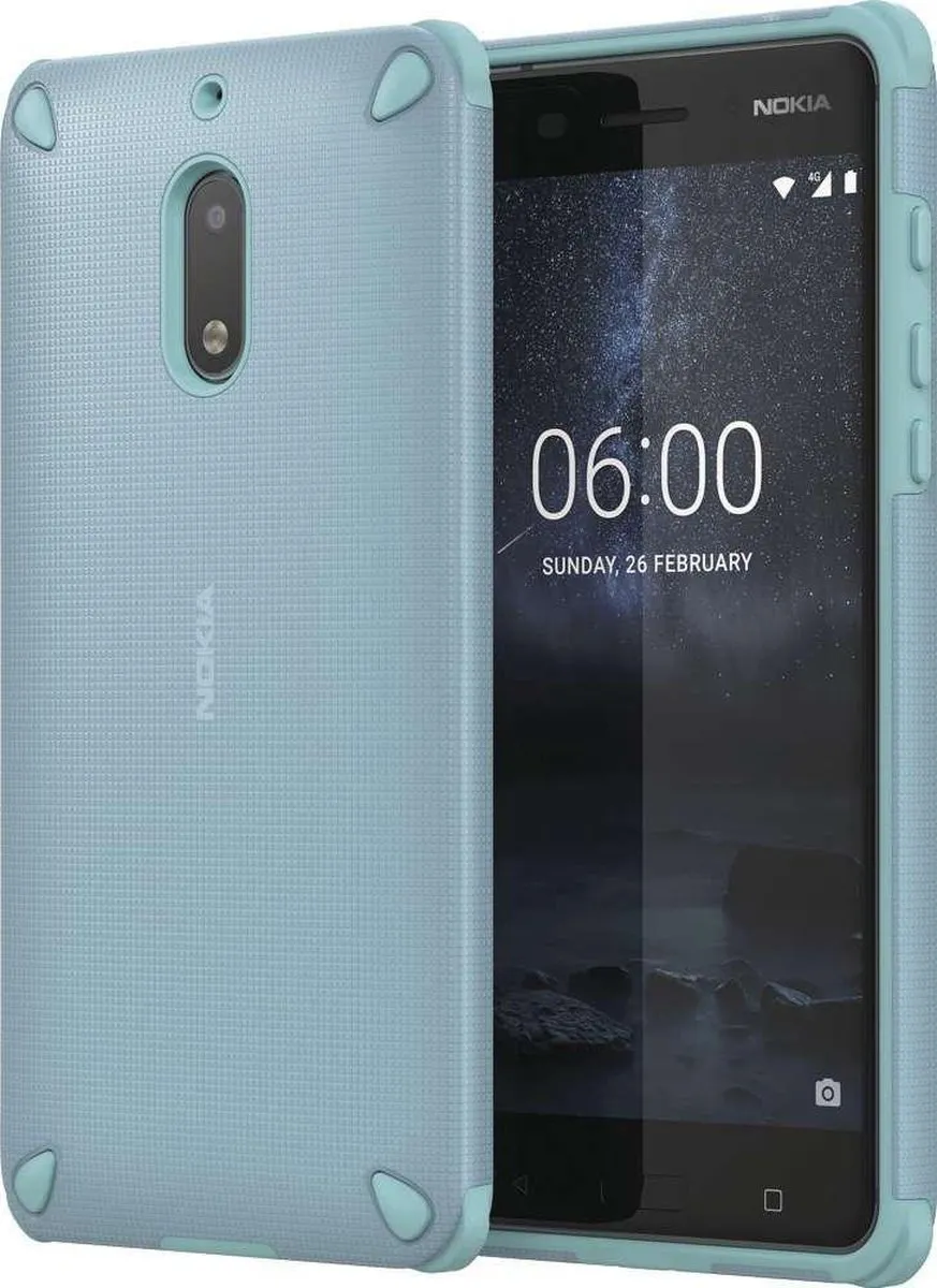 Nokia CC-501 Rugged Impact Case Nokia 6 - Zwart/ Groen