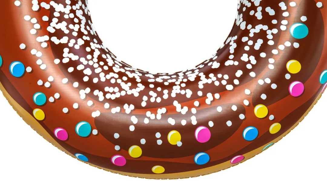 Bestway Zwemring Donut - Roze/Bruin