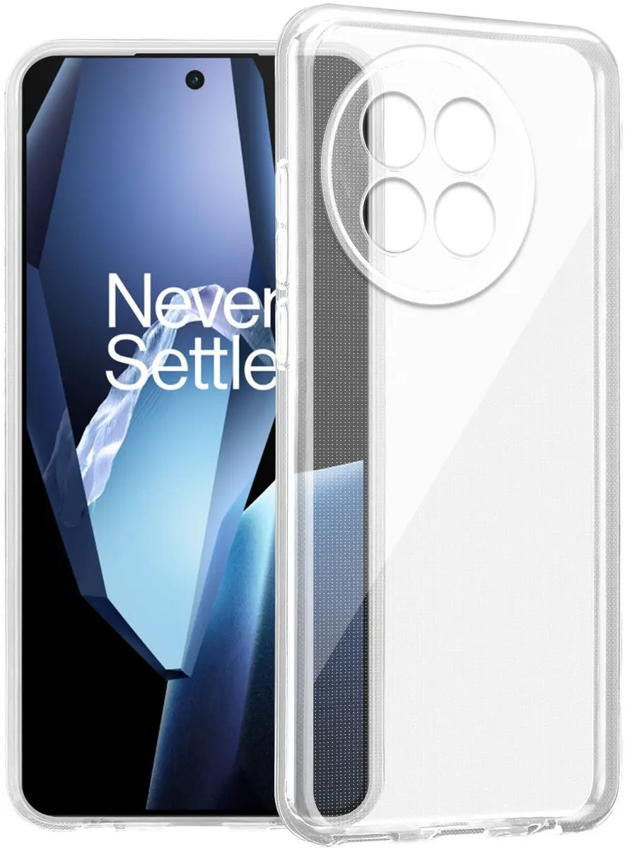 Cadorabo Hoesje geschikt voor OnePlus 13R / ace 5 / ace 5 Pro in VOLLEDIG TRANSP