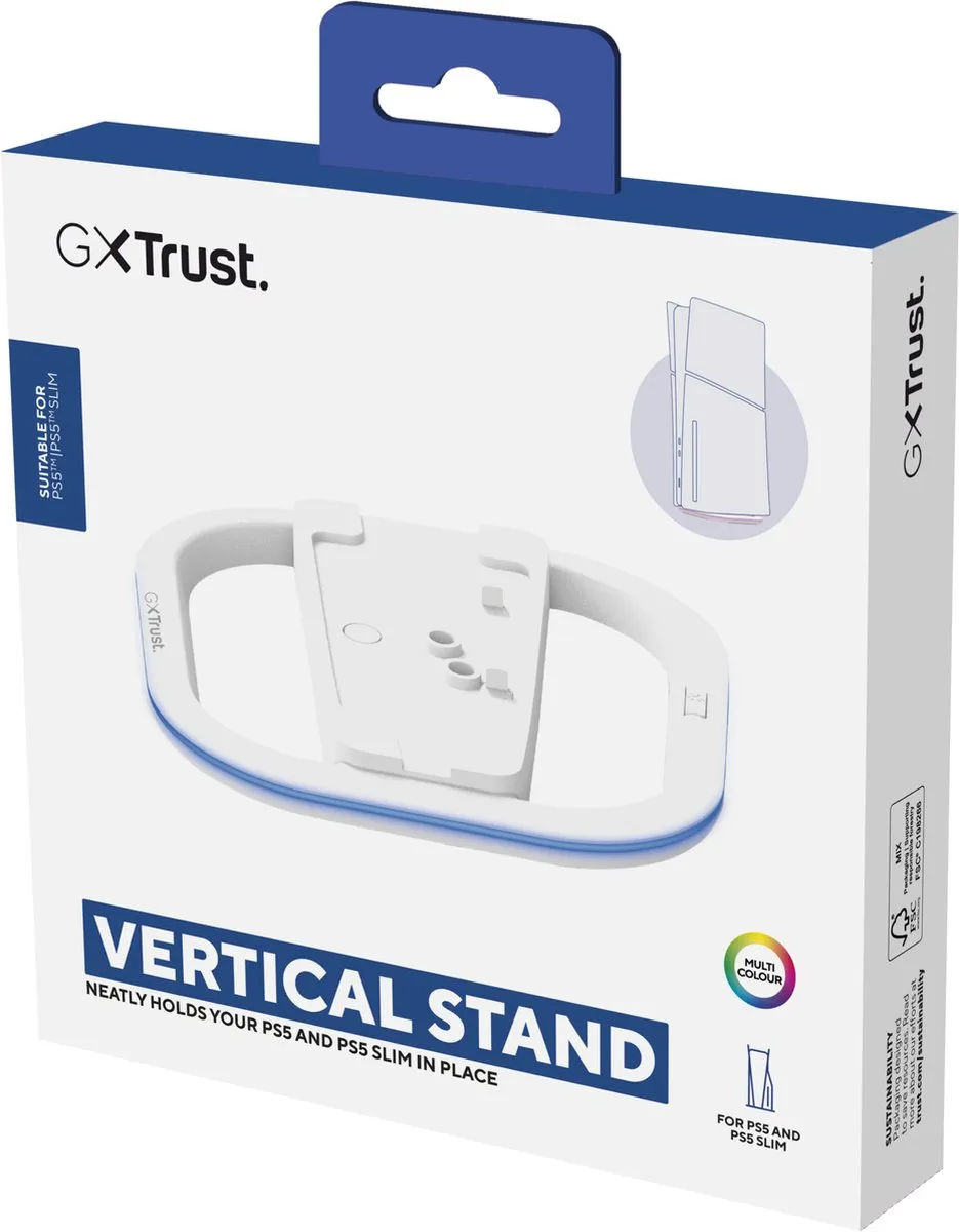 Trust GXT 229 Verticale Standaard PS5 - Wit - afbeelding 5 van 6