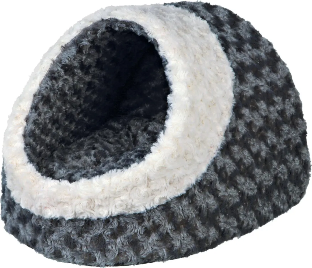 Trixie Kattenmand Iglo Kaline - Grijs/Crème 41x35x26cm - afbeelding 2 van 4