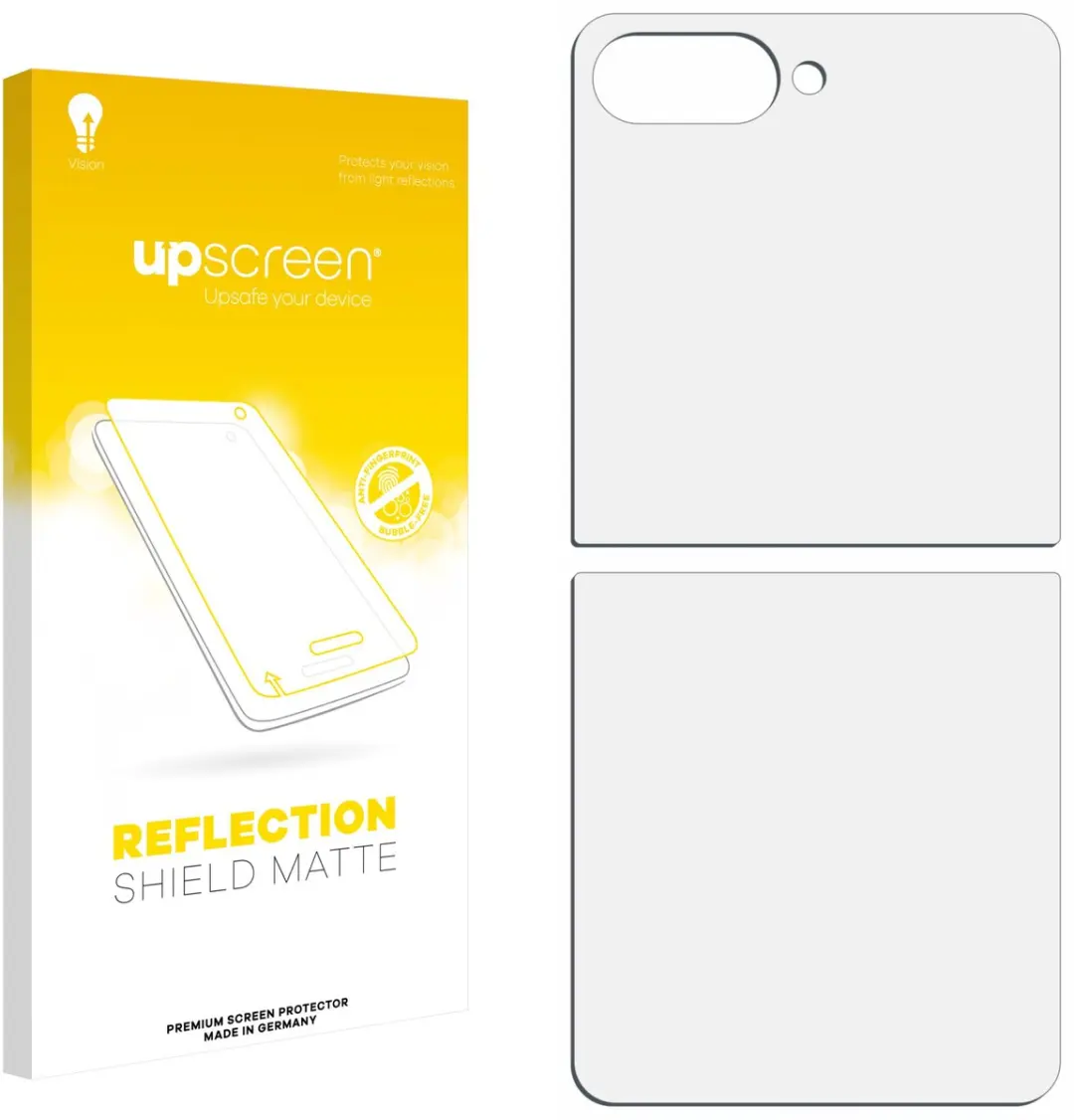 upscreen Samsung Galaxy Z Flip 7 Screenprotector Achterkant - Matte Folie - afbeelding 5 van 6