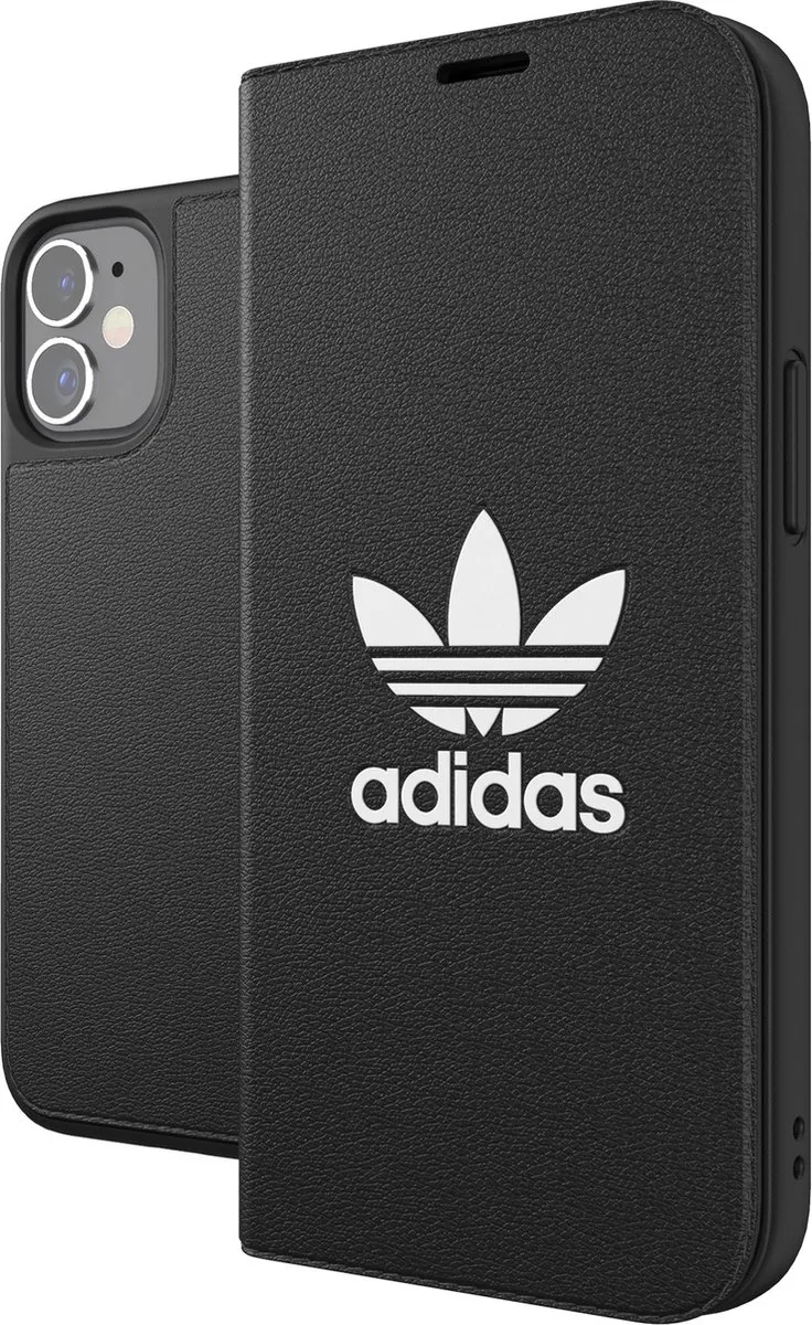 Adidas Originals Hoesje iPhone 12 Mini - Zwart - 3 Pasjes