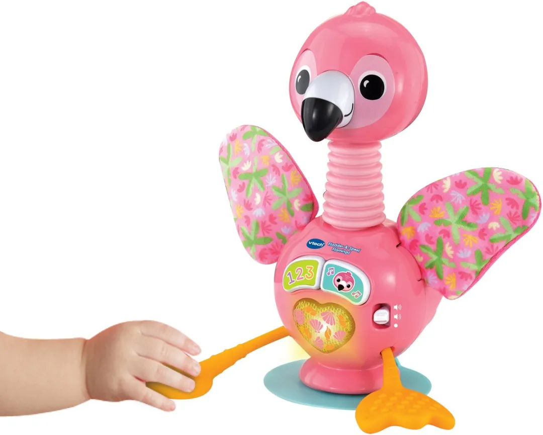 VTech Fladder & Speel Flamingo - Roze - afbeelding 6 van 6