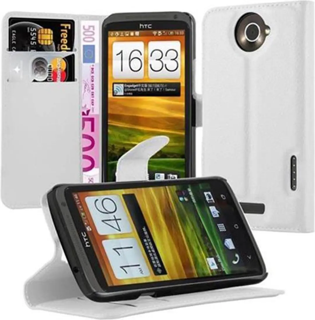 Cadorabo Hoesje geschikt voor HTC ONE X / X+ in ARCTISCH WIT