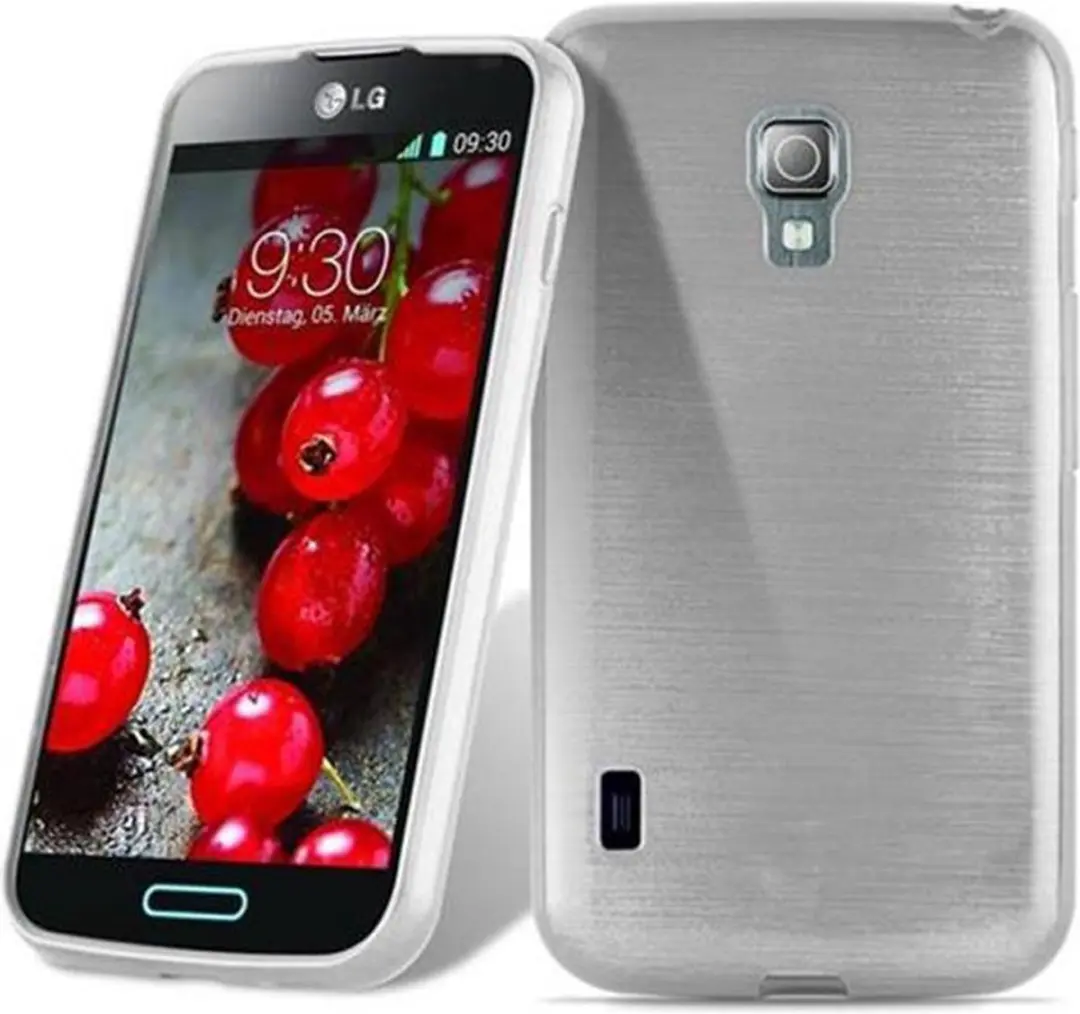 Cadorabo Hoesje geschikt voor LG L7 II (2. SIM) in ZILVER