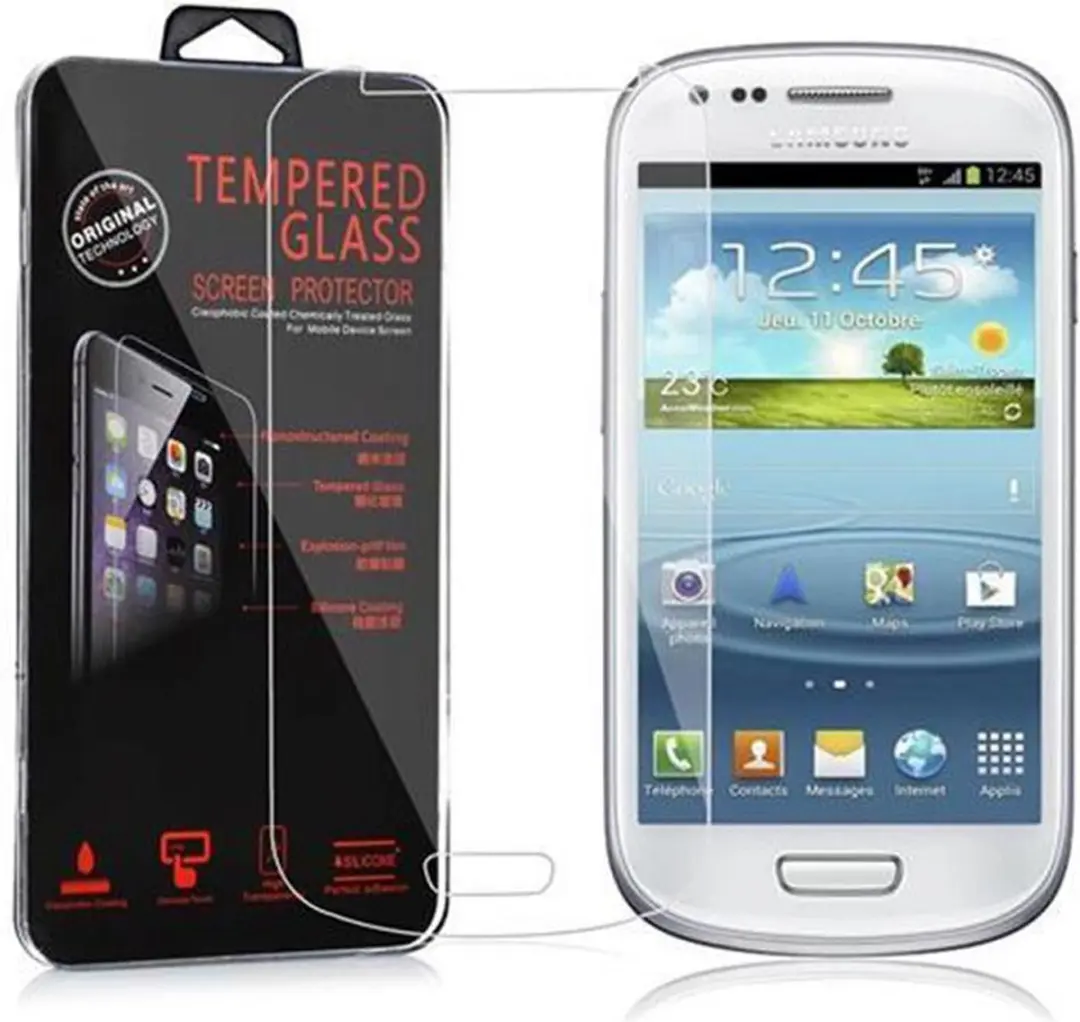 Cadorabo Screenprotector geschikt voor Samsung Galaxy S3 MINI