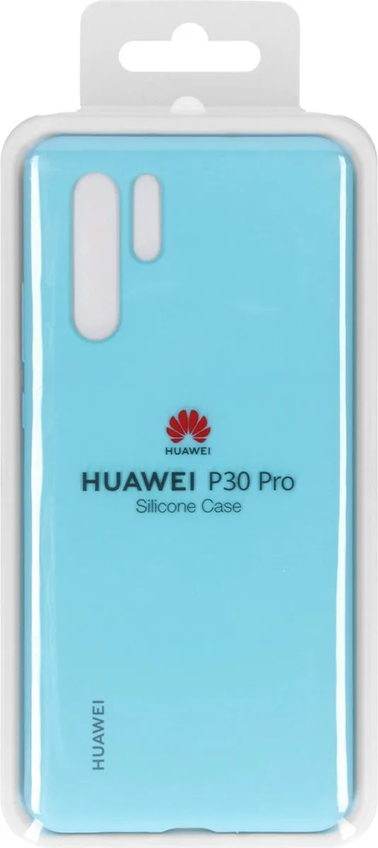 Huawei P30 Pro Silicone Hoesje - Lichtblauw