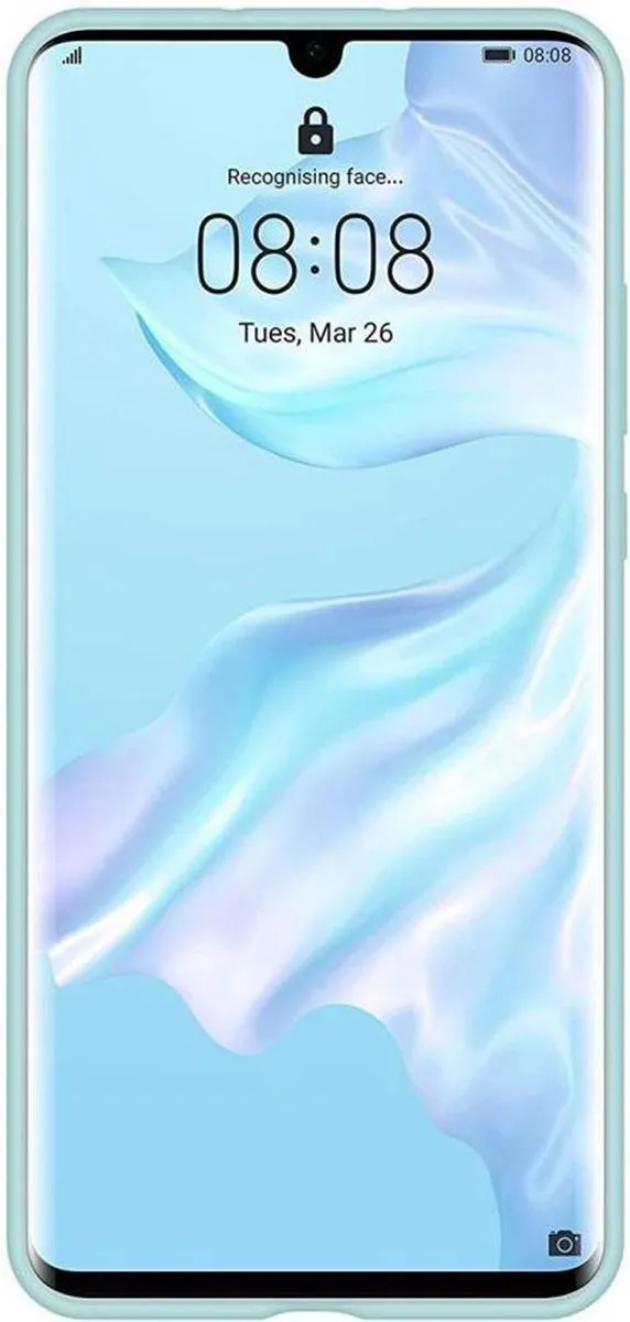 Huawei P30 Pro Silicone Hoesje - Lichtblauw