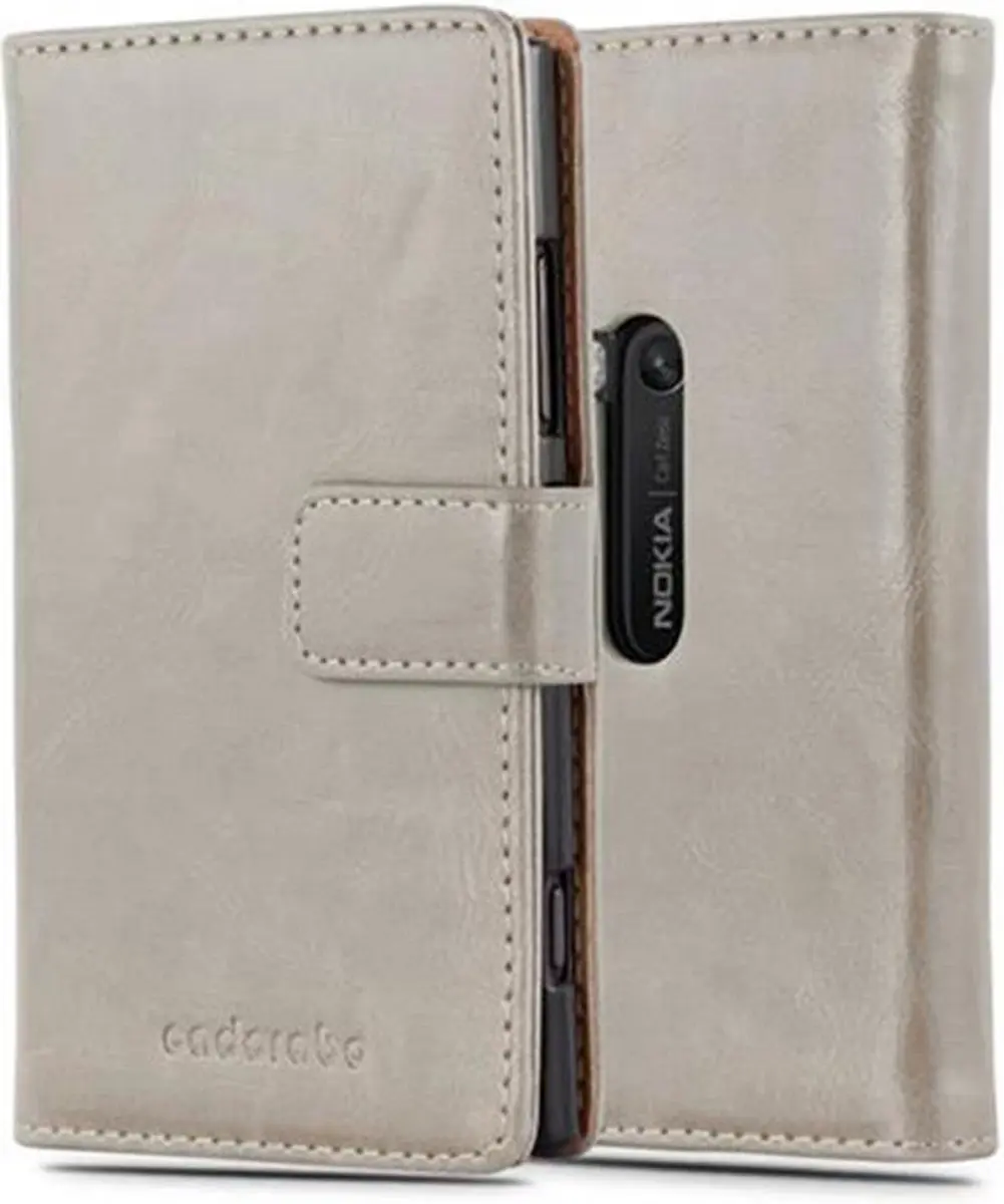 Cadorabo Hoesje geschikt voor Nokia Lumia 920 in CAPPUCCINO BRUIN
