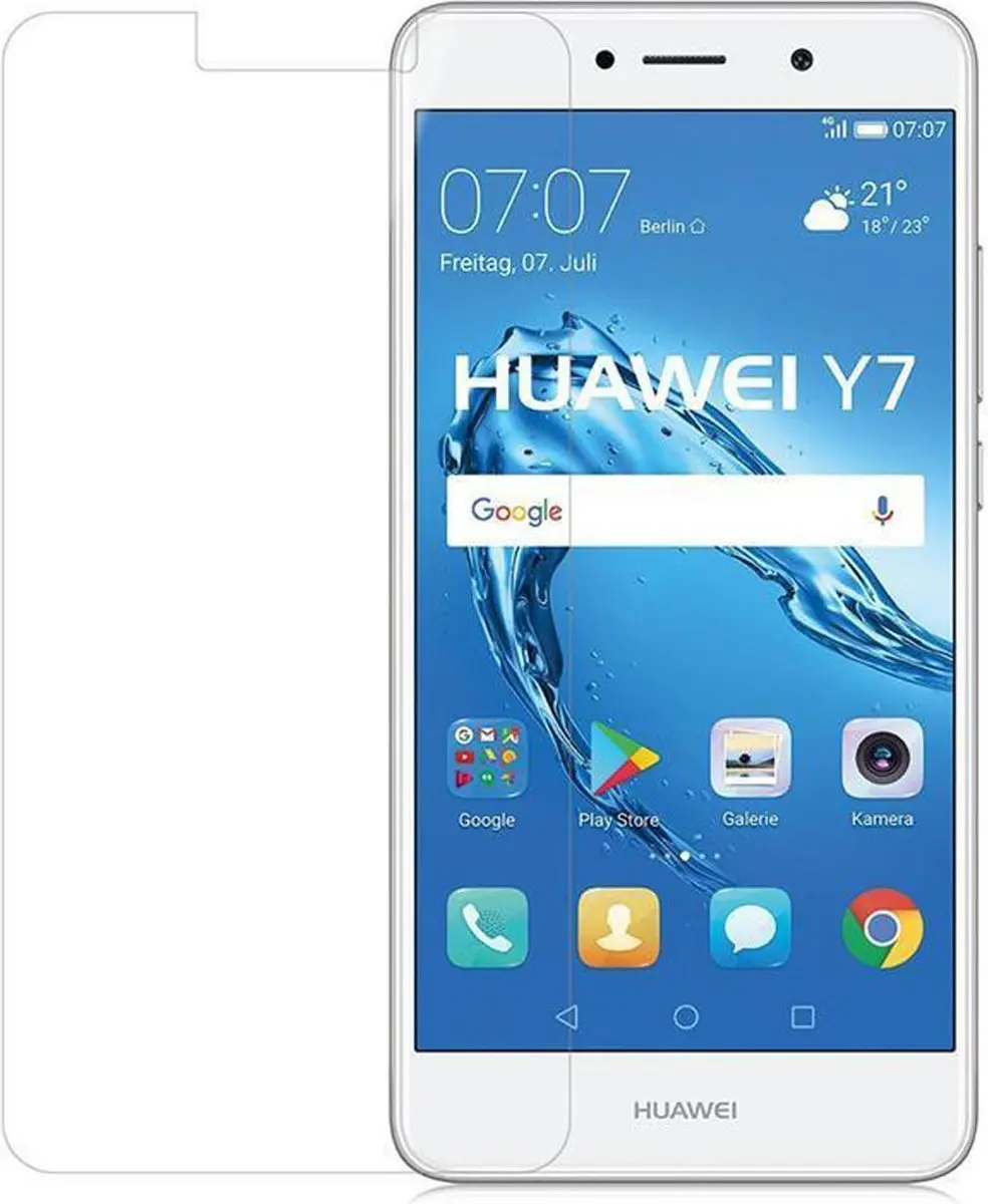 Cadorabo Screenprotector geschikt voor Huawei Y7 2017