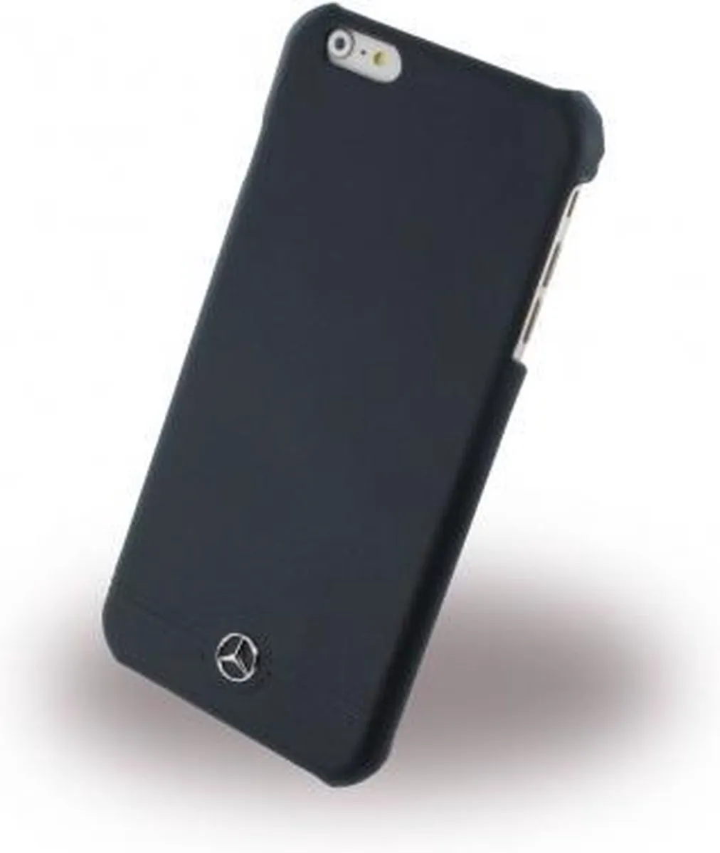 Mercedes-Benz Pure Line Leather Back Case - iPhone 6/6S Plus - Zwart - afbeelding 3 van 3