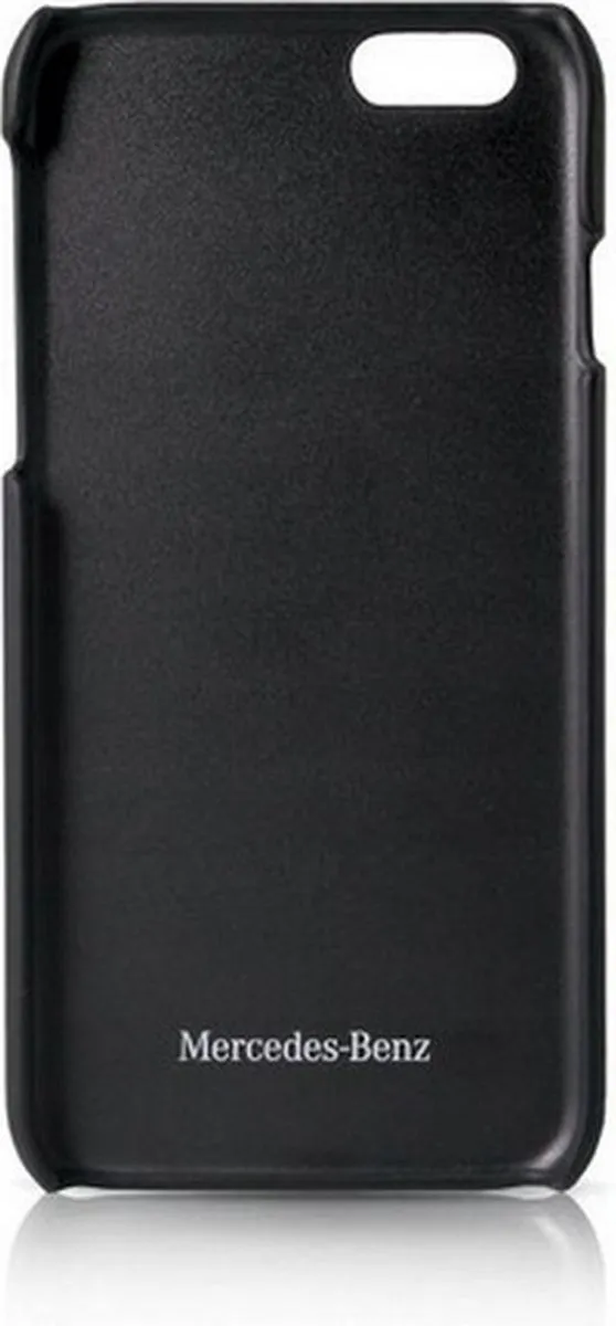 Mercedes-Benz Pure Line Leather Back Case - iPhone 6/6S Plus - Zwart - afbeelding 2 van 3