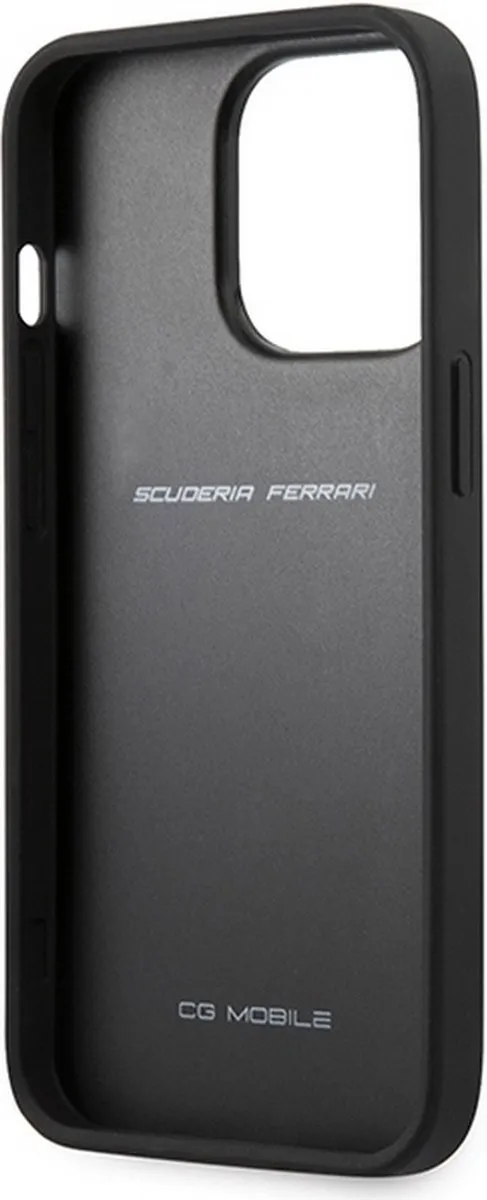 Ferrari Leather Curved Line Hoesje FESCI13LGL - Grijs