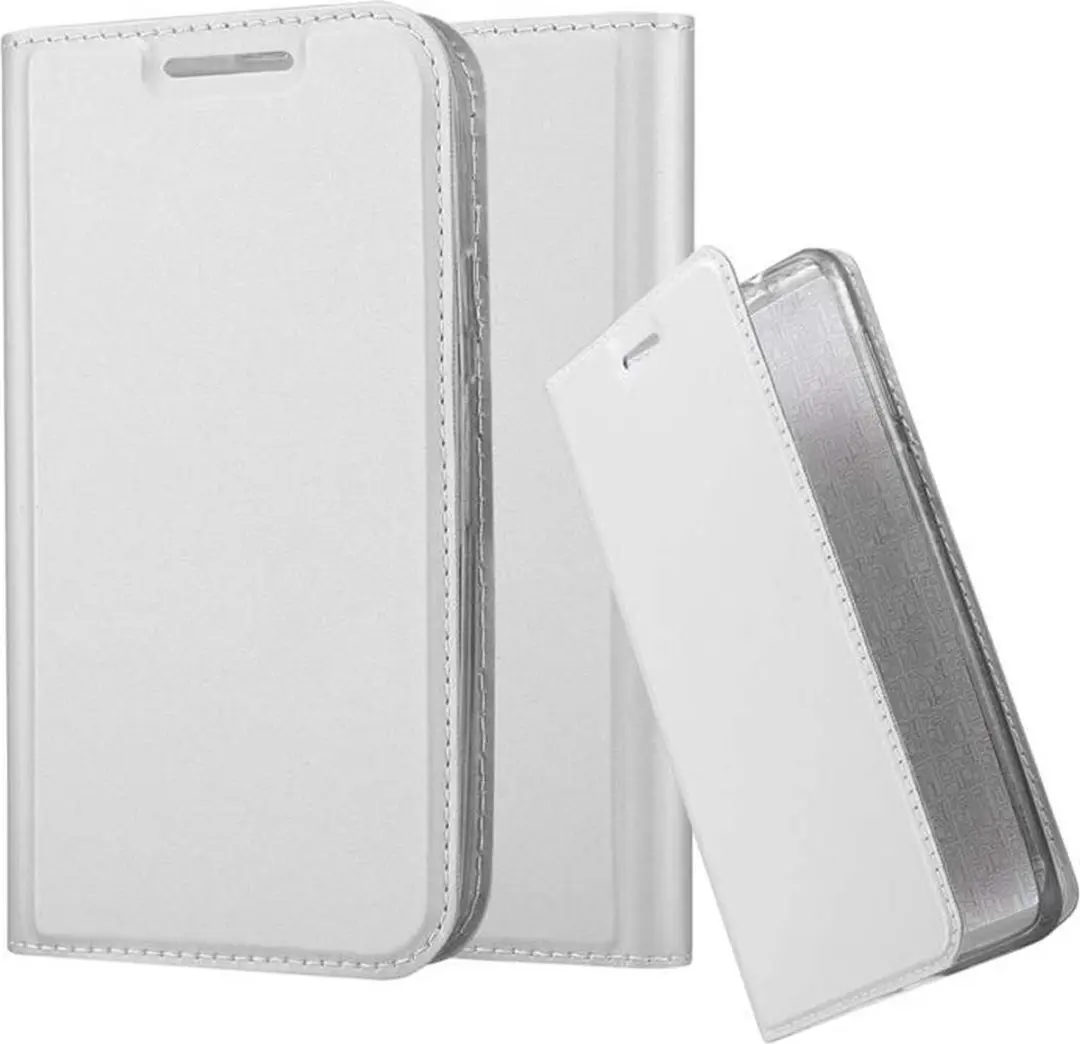Cadorabo Hoesje geschikt voor Motorola MOTO G3 in CLASSY ZILVER