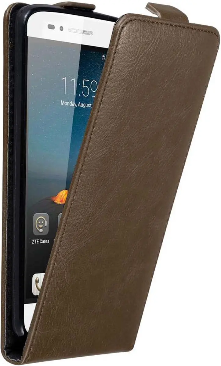 Cadorabo Hoesje geschikt voor ZTE Blade A612 in KOFFIE BRUIN