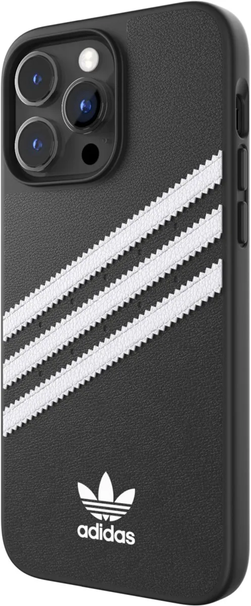 Adidas Moulded Case PU Hoesje iPhone 14 Pro Max - Zwart - afbeelding 6 van 6