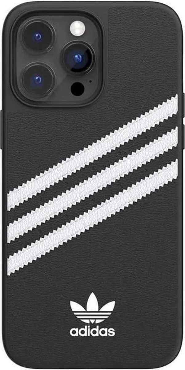 Adidas Moulded Case PU Hoesje iPhone 14 Pro Max - Zwart