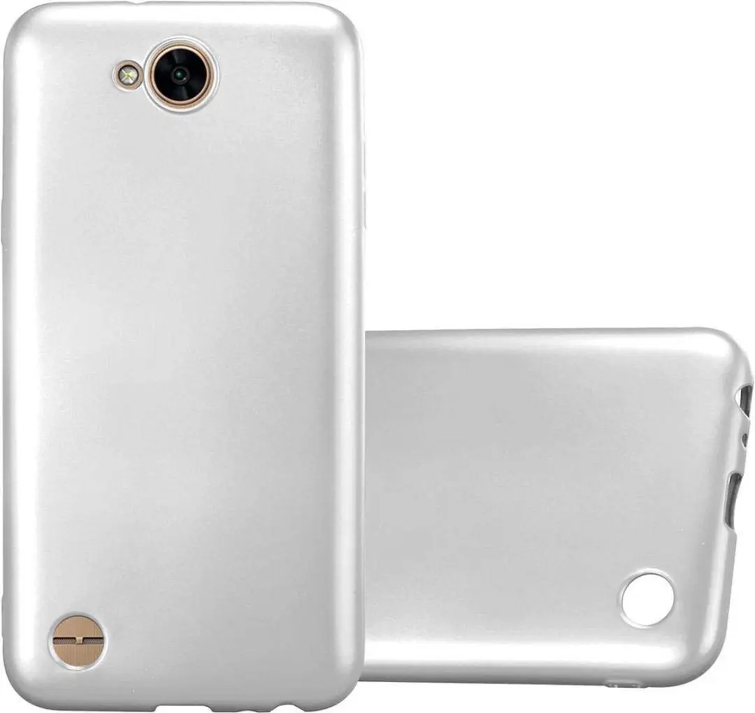 Cadorabo Hoesje geschikt voor LG X POWER 2 in METALLIC ZILVER