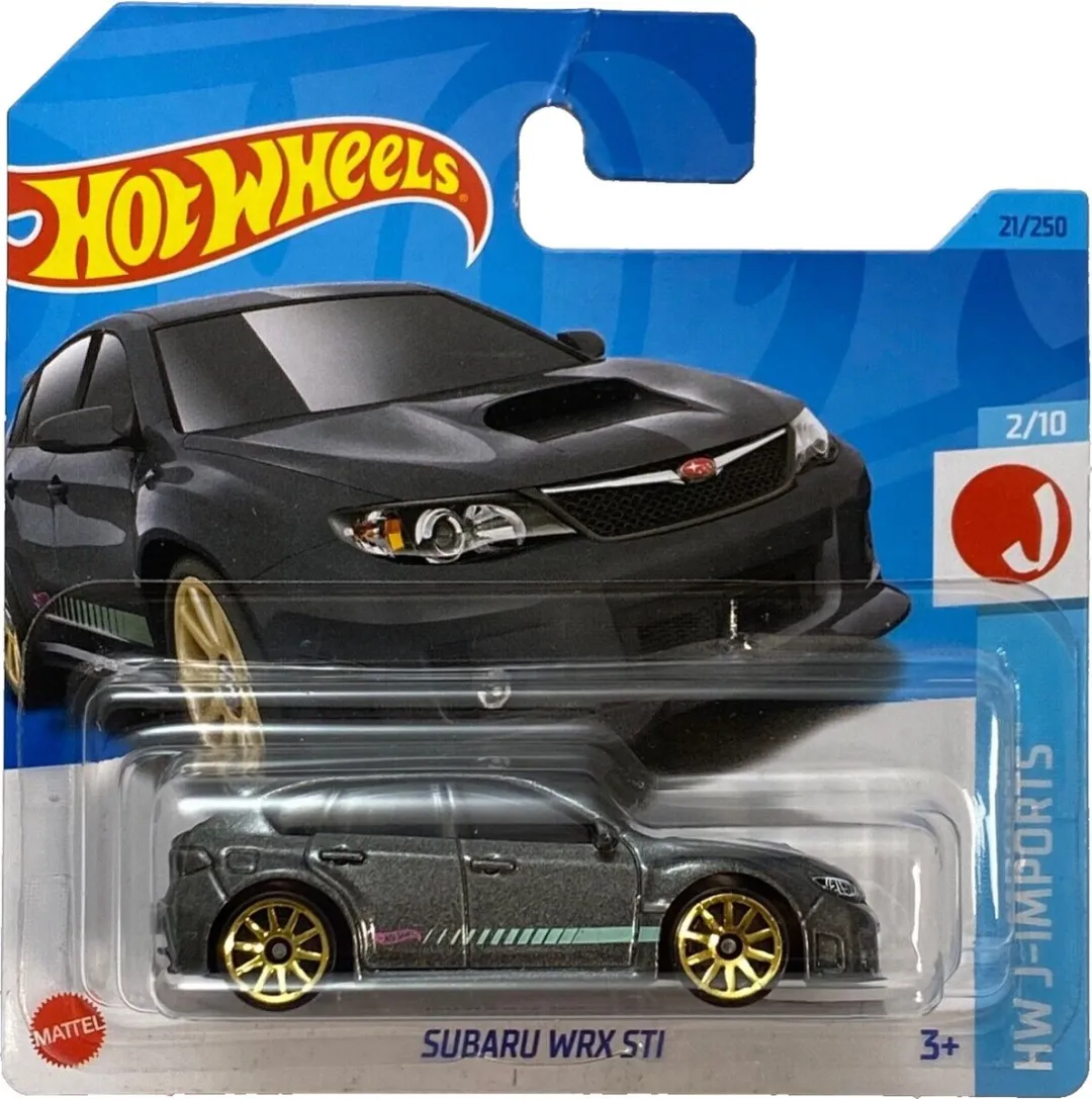 Hot Wheels Subaru WRX STI Die Cast Auto 7cm