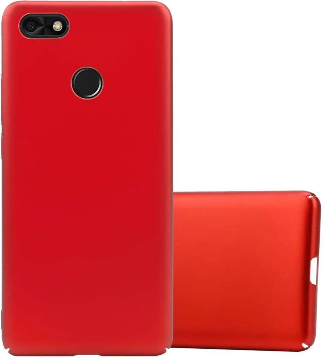 Cadorabo Hoesje geschikt voor Huawei Y6 PRO 2017 in METAAL ROOD