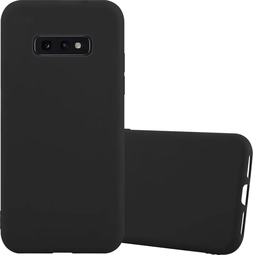 Cadorabo Hoesje geschikt voor Samsung Galaxy S10e in CANDY ZWART