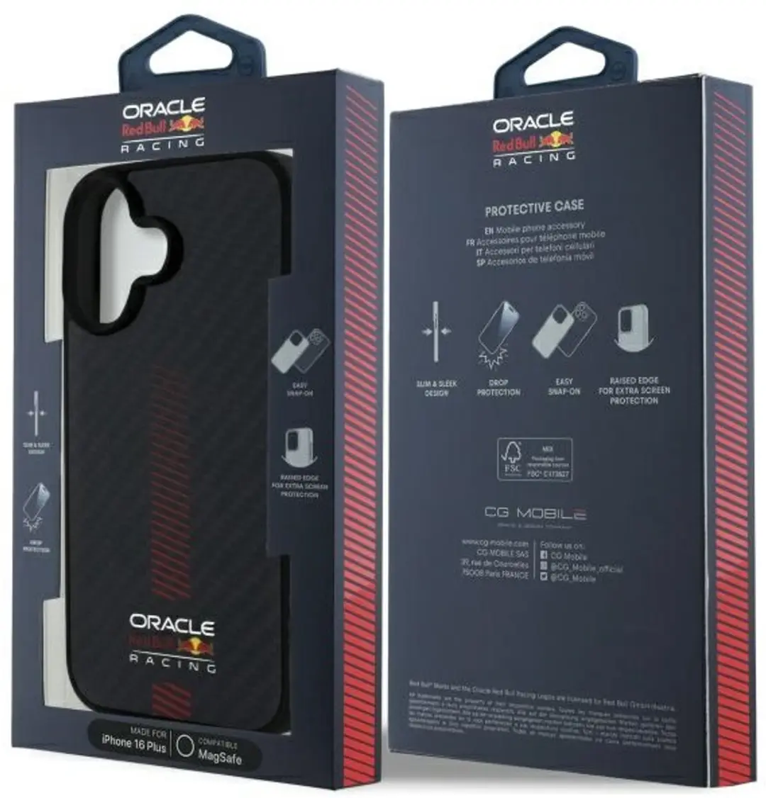 Red Bull RBHMP16M24CFGSMK Hoesje iPhone 16 Plus - afbeelding 2 van 6