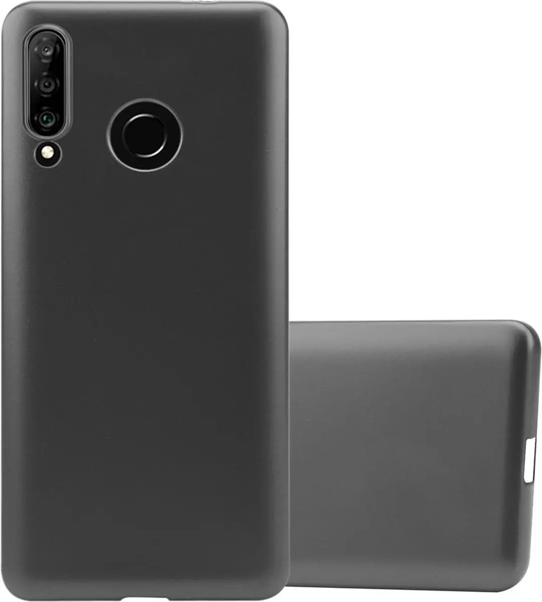 Cadorabo Hoesje geschikt voor Huawei P30 LITE in METALLIC GRIJS