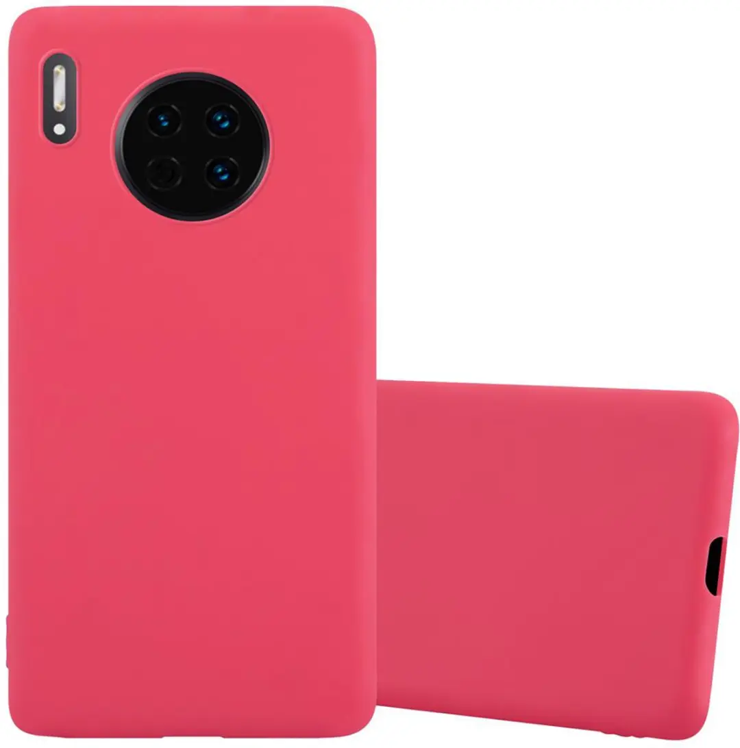 Cadorabo Hoesje geschikt voor Huawei MATE 30 in CANDY ROOD