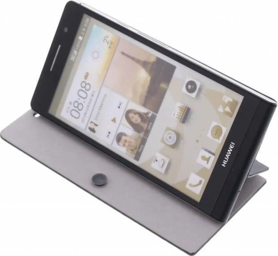 Huawei Flip Case Ascend P6 - Zwart