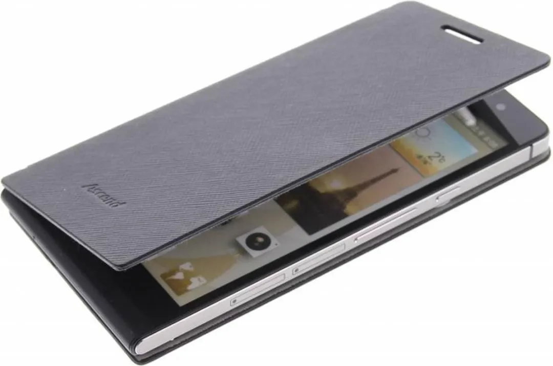 Huawei Flip Case Ascend P6 - Zwart
