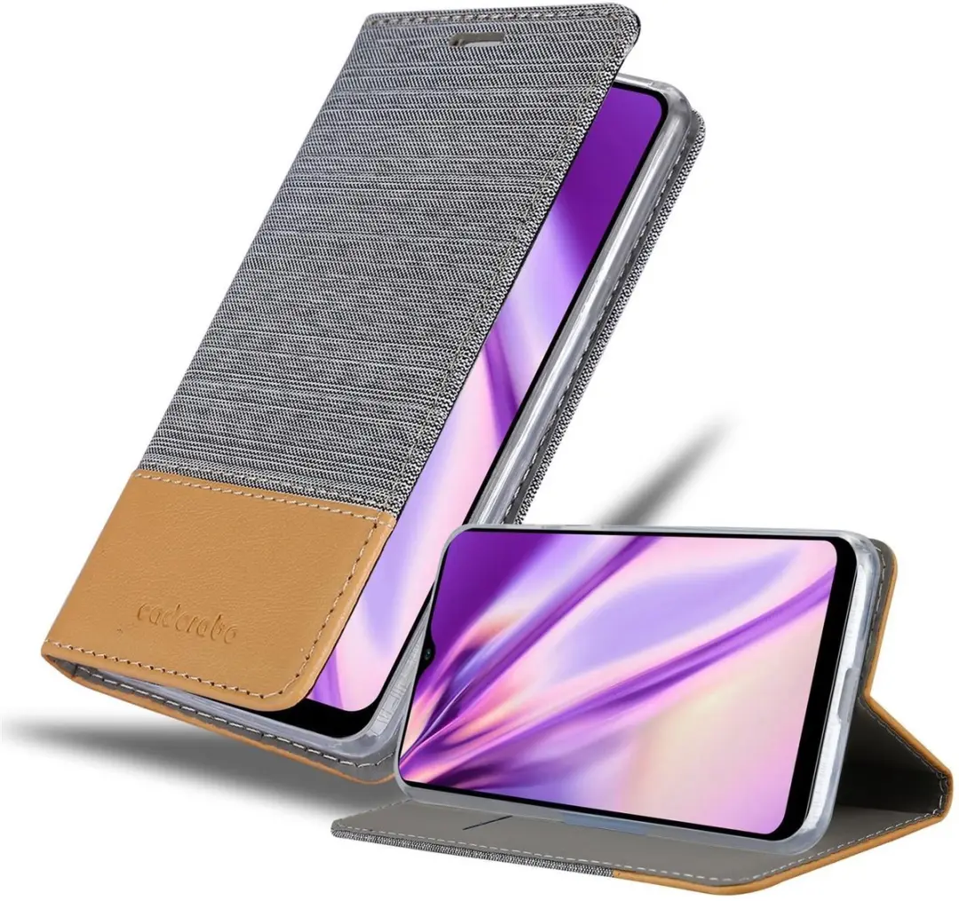 Cadorabo Hoesje geschikt voor Samsung Galaxy A20 / A30 / M10s in LICHTGRIJS BRUI