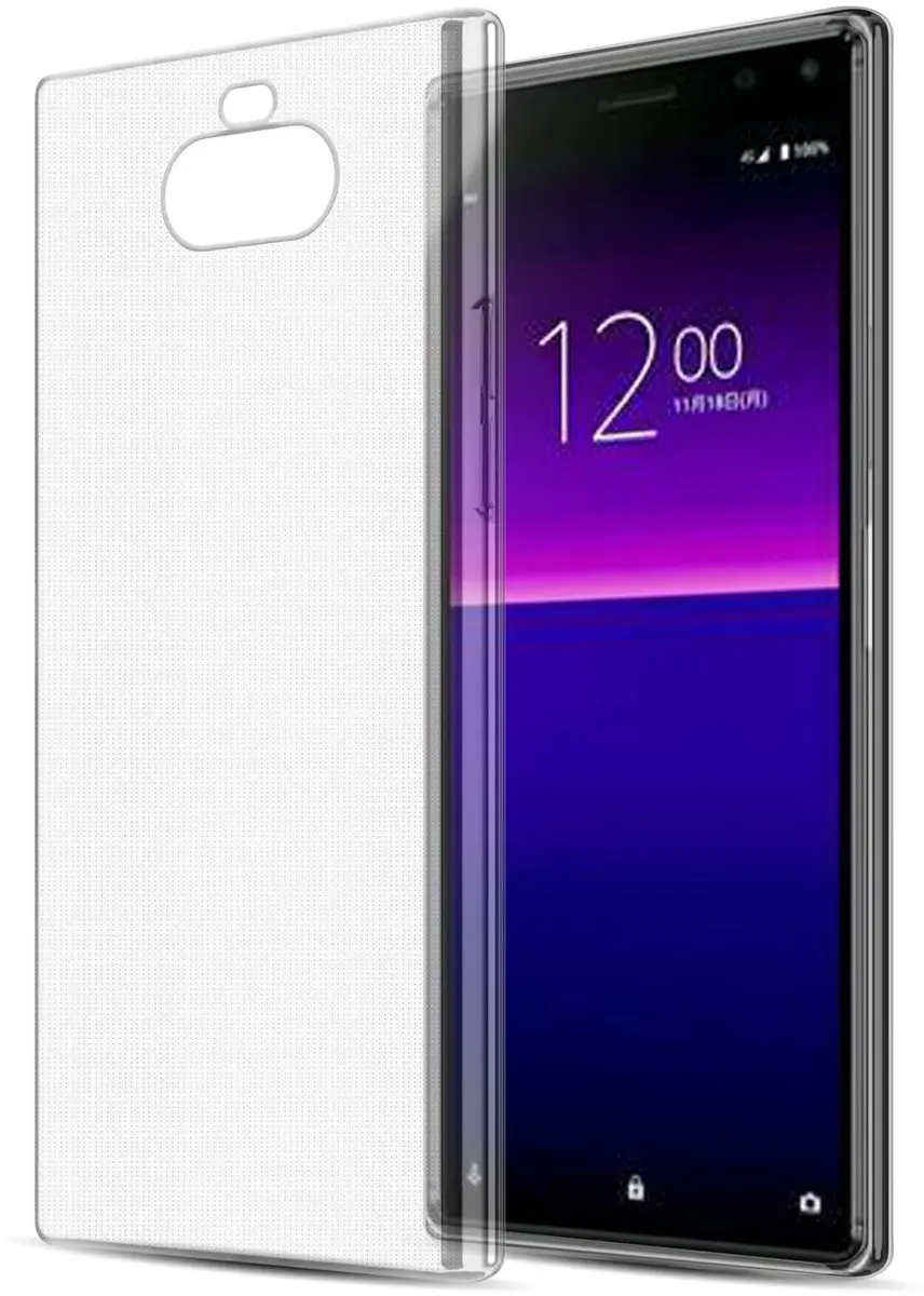 Cadorabo Hoesje geschikt voor Sony Xperia 8 in VOLLEDIG TRANSPARANT