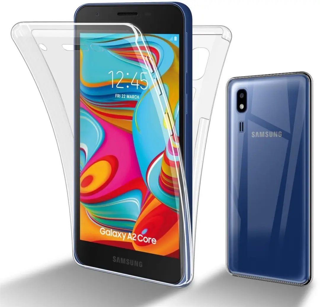 Cadorabo Hoesje geschikt voor Samsung Galaxy A02 CORE in TRANSPARANT