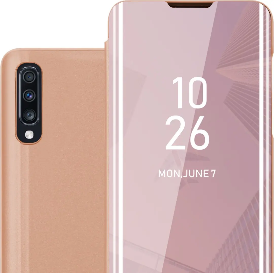 Cadorabo Hoesje geschikt voor Samsung Galaxy A70 / A70s in KUNZIET ROZE
