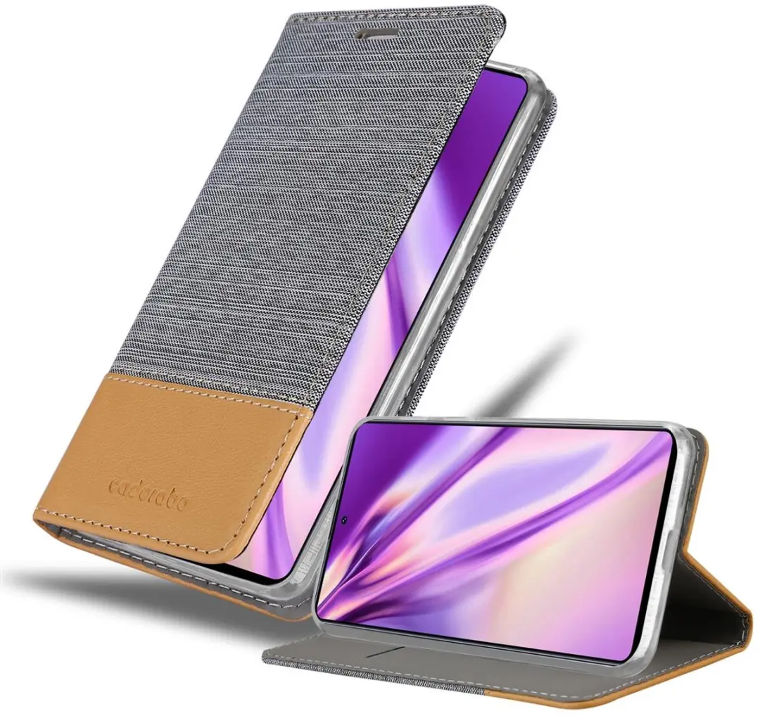 Cadorabo Hoesje geschikt voor Samsung Galaxy M31s in LICHTGRIJS BRUIN
